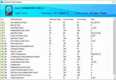 Screenshot of the application HiBit System Information - #3