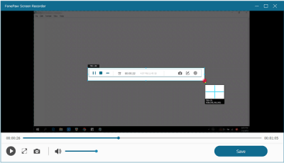 Screenshot of the application FonePaw Screen Recorder - #3