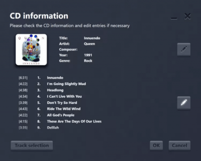 Screenshot of the application Easy Audio Copy - #4