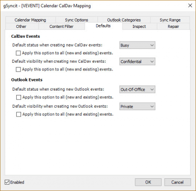 Screenshot of the application gSyncit - #2