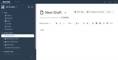 Screenshot of the application Yana for Windows - #2
