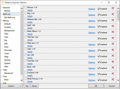 Screenshot of the application Tablacus Explorer - #3