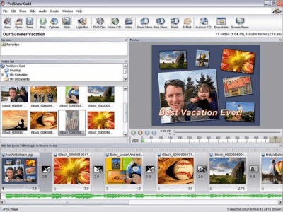 Screenshot of the application ProShow Gold - #2