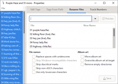 Screenshot of the application Quod Libet - #3