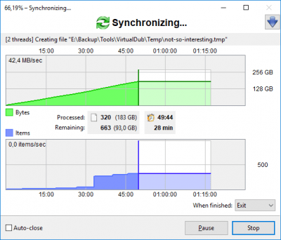 Screenshot of the application FreeFileSync for Windows - #4