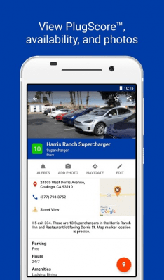 Screenshot of the application PlugShare - #2