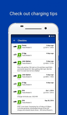 Screenshot of the application PlugShare - #3