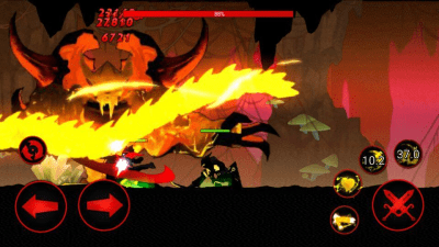 Screenshot of the application League of Stickman Free - #6