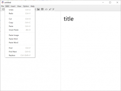 Screenshot of the application justmd - #2