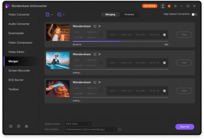Screenshot of the application Wondershare UniConverter - #5