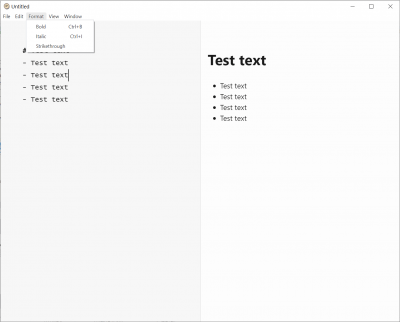 Screenshot of the application PanWriter - #5