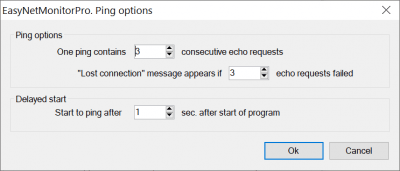 Screenshot of the application EasyNetMonitor Pro - #2