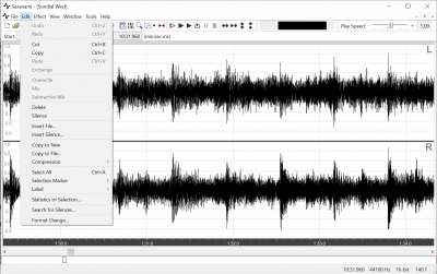 Screenshot of the application Sazanami - #2