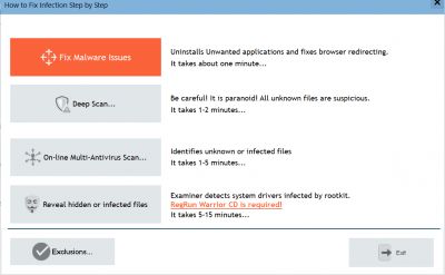 Screenshot of the application RegRun Reanimator - #2