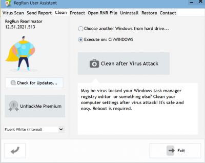 Screenshot of the application RegRun Reanimator - #4