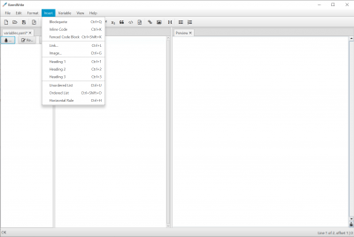 Screenshot of the application KeenWrite - #2