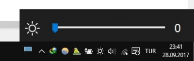 Screenshot of the application Win10 BrightnessSlider - #2