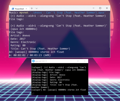 Screenshot of the application mpv.net - #5
