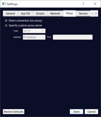 Screenshot of the application TorGuard - #6