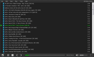Screenshot of the application All Video Player - #2