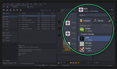 Screenshot of the application Utopia - #2