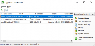 Screenshot of the application Crypt-O - #9