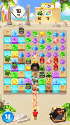 Screenshot of the application Angry Birds Match 3 - #7