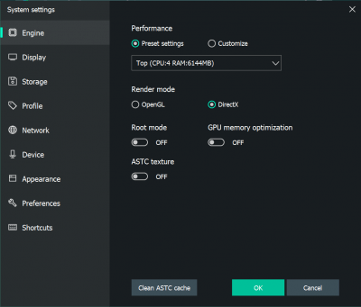 Screenshot of the application MEmu - #2