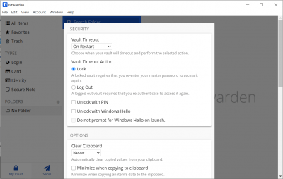 Screenshot of the application Bitwarden Password Manager - #4