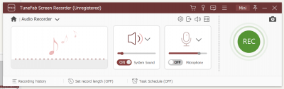 Screenshot of the application TuneFab Screen Recorder - #3