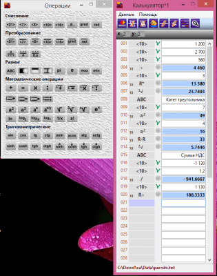 Screenshot of the application FromAccount 3.1 - #2