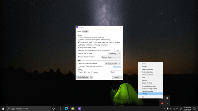Screenshot of the application XClipper - #7