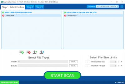 Screenshot of the application Easy Duplicate Finder - #2