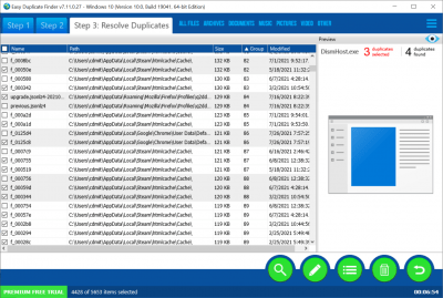 Screenshot of the application Easy Duplicate Finder - #5