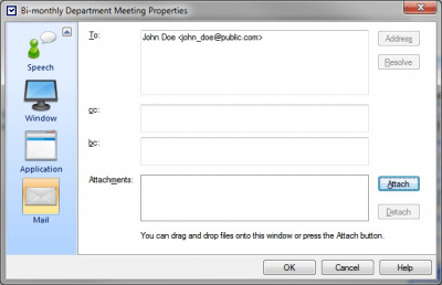 Screenshot of the application Alarm++ - #10