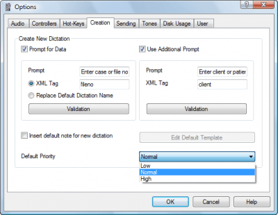 Screenshot of the application Express Dictate - #4