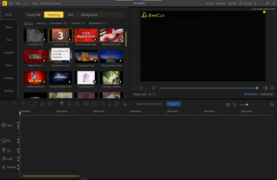 Screenshot of the application BeeCut - #3