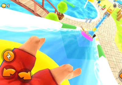 Screenshot of the application Uphill Rush Water Park Racing - #2