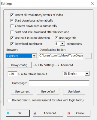 Screenshot of the application TubeDigger - #2