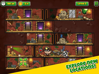 Screenshot of the application Thief Bob 5: The Mysterious Temple - #5