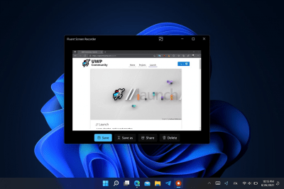 Screenshot of the application Fluent Screen Recorder - #4
