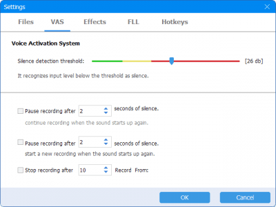 Screenshot of the application GiliSoft Audio Recorder Pro - #3