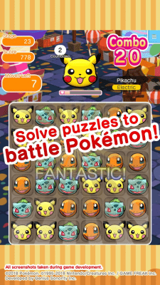 Screenshot of the application Pokemon Shuffle Mobile - #2