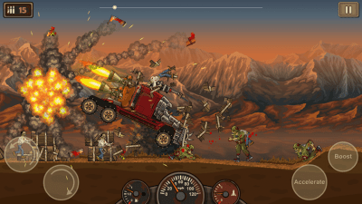 Screenshot of the application Earn to Die Lite - #2