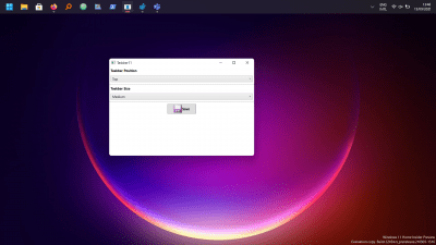 Screenshot of the application Taskbar11 - #2