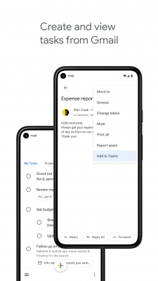 Screenshot of the application Google Tasks - #2