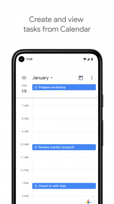 Screenshot of the application Google Tasks - #3