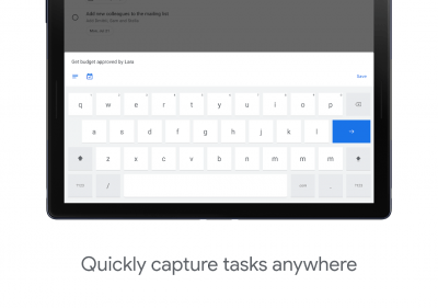 Screenshot of the application Google Tasks - #6