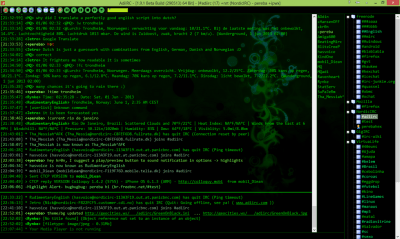 Screenshot of the application AdiIRC - #2