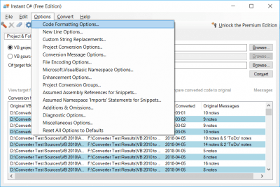 Screenshot of the application Instant C# - #7
